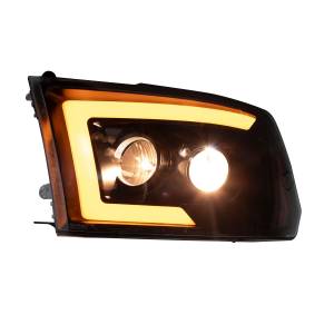 ATM - ATM - 207014312-0918 - JUEGO DE FAROS ATM DODGE RAM LED/LUPA/HALO FONDO NEGRO 2013-2018 - Image 4