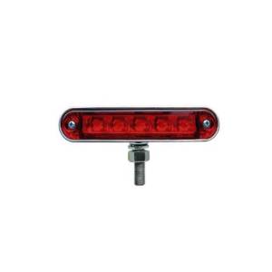 ATM - 1033 - PLAFON ATM 10 LEDS AMBAR/ROJO 9.7 X 2.8 X 5 CM BARRA CON 1 TORNILLO CROMADO 12-24V