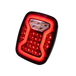 ATM - 1062 - PLAFON RECTANGULAR ATM STOP TRASERO 67 LEDS ROJO, AMBAR Y BLANCO 12-24V