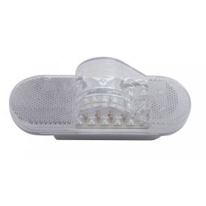 UNITED PACIFIC - 38921 - DIRECCIONAL 18 LEDS PARACADA DE TRAILER- AMBAR/ MICA TRANSPARENTE