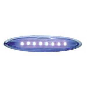 UNITED PACIFIC - 39712 - PLAFON TIRA OVALO AZUL 8 LEDS