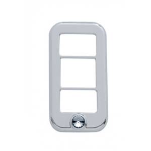UNITED PACIFIC - 42046 - BISEL PARA SWITCH CON 3 PERFORACIONES CON DIAMANTE GRIS PAQUETE 3