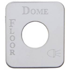 UNITED PACIFIC - 48233 - PLACA EMBLEMA ACERO INOXIDABLE KENWORTH DOME FLOOR