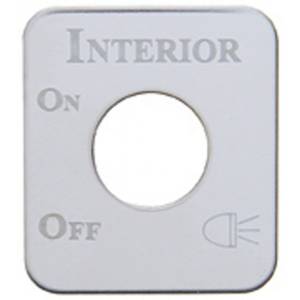 UNITED PACIFIC - 48258 - PLACA PARA SWITCH DE ACERO KENWORTH