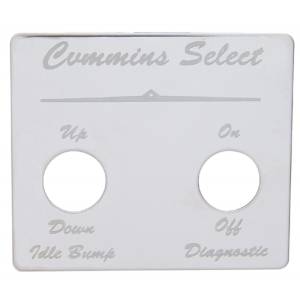 UNITED PACIFIC - 48420 - PLACA DE SWITHC CUMINS SELECT ACERO INOXIDABLE