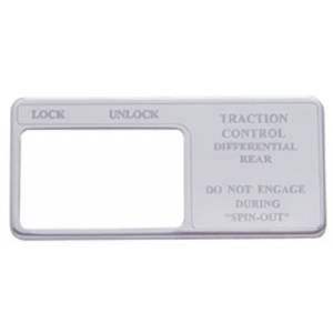 UNITED PACIFIC - 48502 - PLACA DECORATIVA PARA SWITCH DE EJE TRASERA TRACTOR (48502)