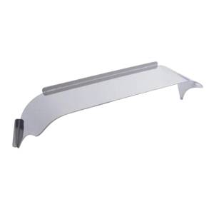 UNITED PACIFIC - 10471 - VISERA DE ACERO INOXIDABLE PARA FARO RECTANGULAR DE 5" X 7", ESTILO SUPERIOR LISO