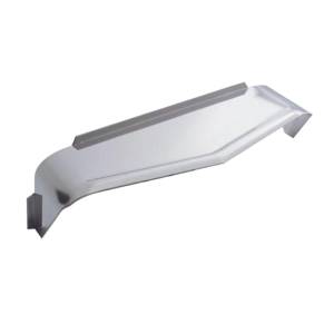 UNITED PACIFIC - 10473 - VISERA DE ACERO INOXIDABLE PARA FARO RECTANGULAR DE 5" X 7", ESTILO DE LABIO ACANALADO
