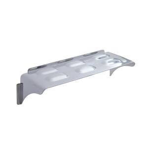 UNITED PACIFIC - 10529 - VISERA DE ACERO INOXIDABLE PARA FARO RECTANGULAR DE 4" X 6", SUPERIOR DE PERSIANA