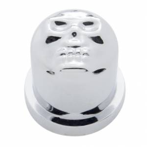 UNITED PACIFIC - 10576B - TAPA DE TUERCA DE PLÁSTICO CROMADA DE 5/8" X 1-1/4", ESTILO A PRESIÓN (A GRANEL)