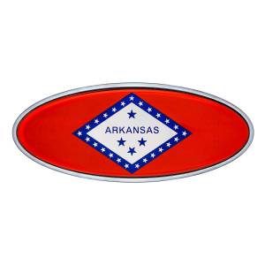 UNITED PACIFIC - 10973 - EMBLEMA DE LA BANDERA DE ARKANSAS CROMADA
