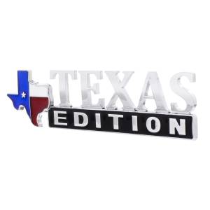 UNITED PACIFIC - UNITED PACIFIC - 11016 - EMBLEMA DE ACENTO "TEXAS EDITION" DE FUNDICIÓN CROMADA - Image 2
