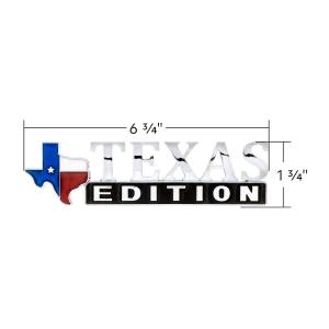 UNITED PACIFIC - UNITED PACIFIC - 11016 - EMBLEMA DE ACENTO "TEXAS EDITION" DE FUNDICIÓN CROMADA - Image 4