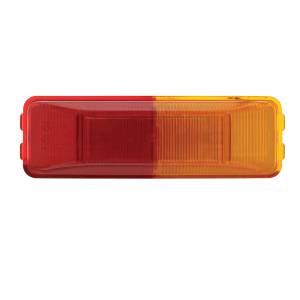 UNITED PACIFIC - UNITED PACIFIC - 31050 - LUZ INCANDESCENTE RECTANGULAR DE MONTAJE PARA GUARDABARROS (LIQUIDACIÓN/MARCADOR) - LENTE ÁMBAR Y ROJA - Image 2