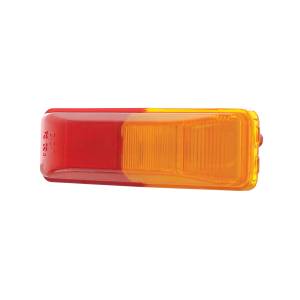 UNITED PACIFIC - UNITED PACIFIC - 31050 - LUZ INCANDESCENTE RECTANGULAR DE MONTAJE PARA GUARDABARROS (LIQUIDACIÓN/MARCADOR) - LENTE ÁMBAR Y ROJA - Image 3