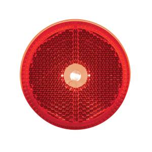 UNITED PACIFIC - 31059 - LUZ REFLECTORIZADA REDONDA DE 2-1/2" (LIQUIDACIÓN/MARCADOR) - LENTE ROJA