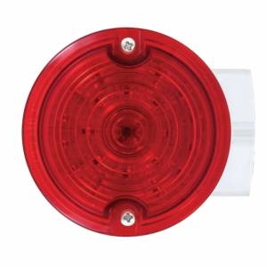 UNITED PACIFIC - UNITED PACIFIC - 31219 - LUZ DE SEÑAL DE 21 LED 3-1/4" DE DOBLE FUNCIÓN PARA MOTO HARLEY CON CARCASA - LED ROJO/LENTE ROJA - Image 2