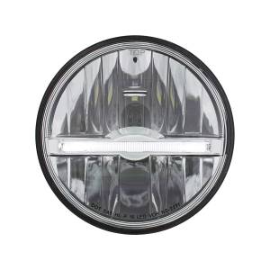 UNITED PACIFIC - 31267 - ULTRALIT - FARO DELANTERO LED DE 9 LED DE 5-3/4" CON BARRA DE LUZ DE POSICIÓN LED BLANCA