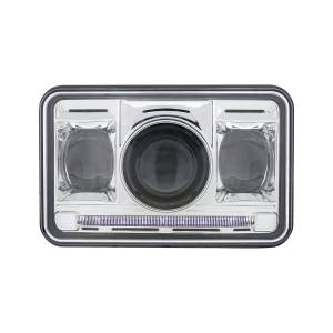UNITED PACIFIC - 31275 - ULTRALIT - 11 FAROS DE PROYECCIÓN LED DE ALTA POTENCIA DE 4" X 6" - LUZ DE CARRETERA