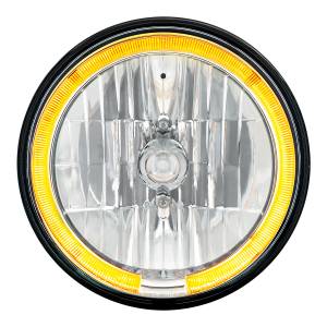 UNITED PACIFIC - 31284 - FARO DE CRISTAL DE 7" CON ANILLO HALO LED ÁMBAR