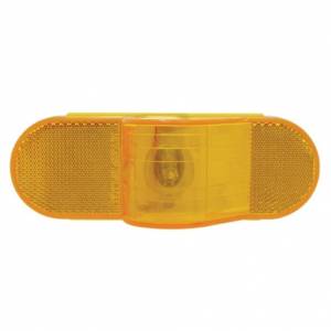 UNITED PACIFIC - 31321 - LUZ DE INTERMITENTE DE REMOLQUE MEDIA OVALADA DE 6" - LENTE ÁMBAR