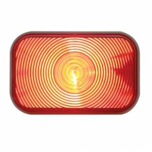 UNITED PACIFIC - 31364 - LUZ RECTANGULAR (PARADA, GIRO Y TRASERA) - LENTE ROJA