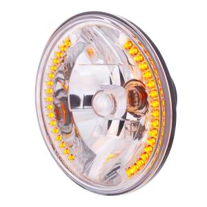 UNITED PACIFIC - UNITED PACIFIC - 31378 - FARO DELANTERO DE CRISTAL DE 7" CON LUZ DE POSICIÓN DE 34 LED ÁMBAR - Image 3