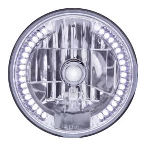UNITED PACIFIC - 31379 - FARO DELANTERO DE CRISTAL DE 7" CON LUZ DE POSICIÓN DE 34 LED BLANCOS