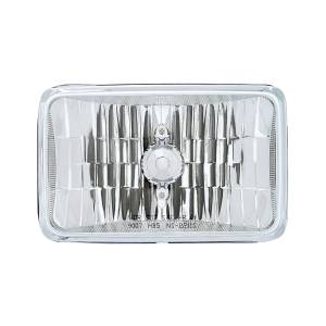 UNITED PACIFIC - 31388 - FARO RECTANGULAR DE CRISTAL DE 4" X 6", LENTE DE CRISTAL - LUCES ALTAS Y BAJAS