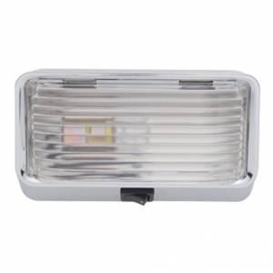 UNITED PACIFIC - UNITED PACIFIC - 31427 - LUZ INTERIOR DE DOMO CON BOMBILLA E INTERRUPTOR DE ENCENDIDO Y APAGADO - LENTE TRANSPARENTE - Image 1