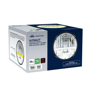 UNITED PACIFIC - UNITED PACIFIC - 31458 - ULTRALIT - FARO LED DE ALTA POTENCIA DE 7" CON INTERMITENTE Y BARRA DE LUCES DE POSICIÓN ÁMBAR - Image 6