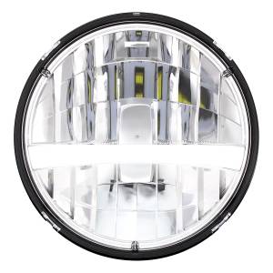 UNITED PACIFIC - 31459 - ULTRALIT - FARO LED DE ALTA POTENCIA DE 7" CON BARRA DE LUCES DE POSICIÓN BLANCA