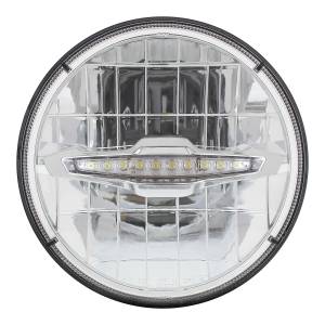 UNITED PACIFIC - UNITED PACIFIC - 31513 - ULTRALIT - FARO DELANTERO DE 7" CON 3 LED DE ALTA POTENCIA Y 10 LUZ DE POSICIÓN LED BLANCA - Image 2