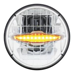 UNITED PACIFIC - 31514 - ULTRALIT - 3 FAROS LED DE ALTA POTENCIA DE 7" CON LUZ DE POSICIÓN DE 10 LED ÁMBAR