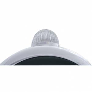 UNITED PACIFIC - UNITED PACIFIC - 31535 - GUÍA CROMADA FARO DELANTERO 682-C SIN BOMBILLA CON SEÑAL LED - LED ÁMBAR/LENTE TRANSPARENTE - Image 2