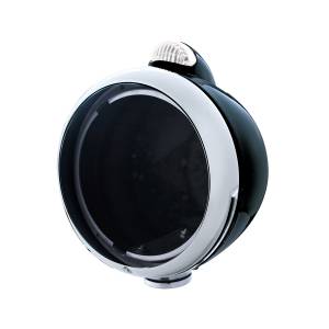 UNITED PACIFIC - 31549 - FARO DELANTERO GUIDE NEGRO 682-C SIN BOMBILLA CON SEÑAL LED - LED ÁMBAR/LENTE TRANSPARENTE