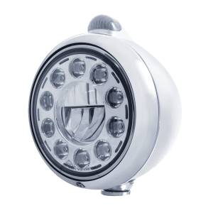 UNITED PACIFIC - UNITED PACIFIC - 31563 - GUÍA DE ACERO INOXIDABLE FARO 682-C BOMBILLA DE 11 LED Y LENTE CLARO DE SEÑAL LED DE MODO DOBLE - Image 2