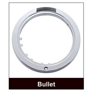 UNITED PACIFIC - UNITED PACIFIC - 31576 - FARO DELANTERO BULLET CLASSIC DE INOXIDABLE 11 BOMBILLA LED CON SEÑAL LED DE MODO DOBLE - LENTE ÁMBAR - Image 4