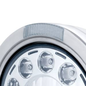 UNITED PACIFIC - UNITED PACIFIC - 31577 - FARO FARO CLÁSICO BULLET DE INOXIDABLE 11 BOMBILLA LED CON SEÑAL LED DE MODO DOBLE - LENTE TRANSPARENTE - Image 2