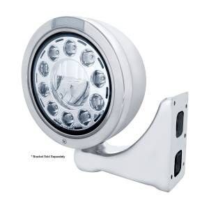 UNITED PACIFIC - UNITED PACIFIC - 31577 - FARO FARO CLÁSICO BULLET DE INOXIDABLE 11 BOMBILLA LED CON SEÑAL LED DE MODO DOBLE - LENTE TRANSPARENTE - Image 3