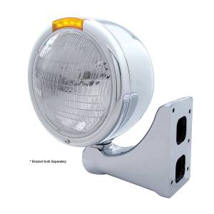 UNITED PACIFIC - UNITED PACIFIC - 31719 - FARO CLÁSICO DE MEDIA LUNA DE ACERO INOXIDABLE BOMBILLA 6014 E INTERMITENTE LED - LENTE ÁMBAR - Image 3