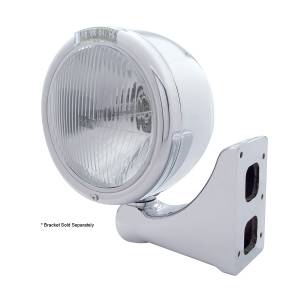 UNITED PACIFIC - UNITED PACIFIC - 31726 - FARO CLÁSICO DE MEDIA LUNA DE ACERO INOXIDABLE BOMBILLA H4 E INTERMITENTE LED - LENTE TRANSPARENTE - Image 3