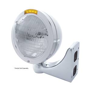 UNITED PACIFIC - UNITED PACIFIC - 31734 - FARO CLÁSICO BALA DE ACERO INOXIDABLE BOMBILLA 6014 E INTERMITENTE LED - LENTE ÁMBAR - Image 3