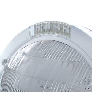 UNITED PACIFIC - UNITED PACIFIC - 31735 - FARO CLÁSICO BALA DE ACERO INOXIDABLE BOMBILLA 6014 E INTERMITENTE LED - LENTE TRANSPARENTE - Image 2