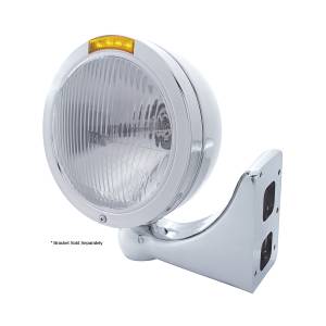 UNITED PACIFIC - UNITED PACIFIC - 31740 - FARO CLÁSICO BALA DE ACERO INOXIDABLE BOMBILLA H4 E INTERMITENTE LED - LENTE ÁMBAR - Image 3