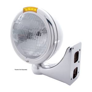UNITED PACIFIC - UNITED PACIFIC - 31752 - FARO CLÁSICO DE ACERO INOXIDABLE BOMBILLA H6024 E INTERMITENTE LED - LENTE ÁMBAR - Image 4