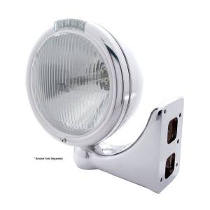 UNITED PACIFIC - UNITED PACIFIC - 31756 - FARO CLÁSICO DE ACERO INOXIDABLE BOMBILLA H4 E INTERMITENTE LED - LENTE TRANSPARENTE - Image 4