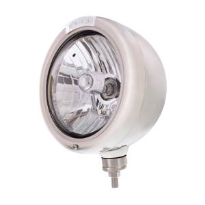 UNITED PACIFIC - UNITED PACIFIC - 31759 - FARO CLÁSICO DE ACERO INOXIDABLE BOMBILLA H4 DE CRISTAL E INTERMITENTE LED - LENTE TRANSPARENTE - Image 4