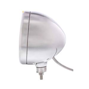 UNITED PACIFIC - UNITED PACIFIC - 31759 - FARO CLÁSICO DE ACERO INOXIDABLE BOMBILLA H4 DE CRISTAL E INTERMITENTE LED - LENTE TRANSPARENTE - Image 5
