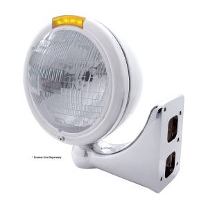 UNITED PACIFIC - UNITED PACIFIC - 31767 - FARO CLÁSICO CROMADO BOMBILLA H6024 E INTERMITENTE LED - LENTE ÁMBAR - Image 4